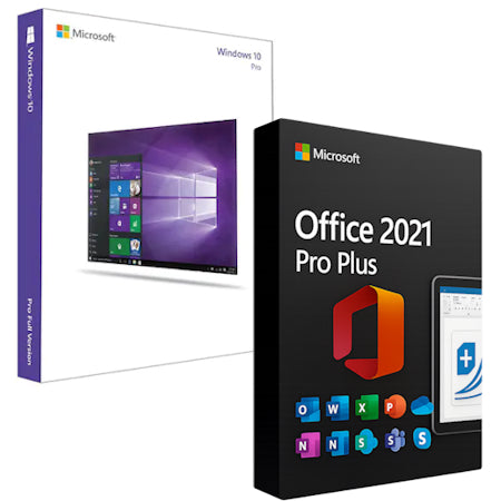 Windows 10 Pro OEM + Office 2021 Pro Plus OEM